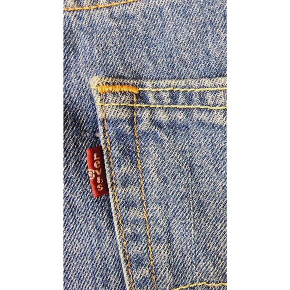 Levi's 550 Relaxed Fit Denim Blue Jeans Mens pants Size 42 x 30 straight leg - Picture 6 of 10
